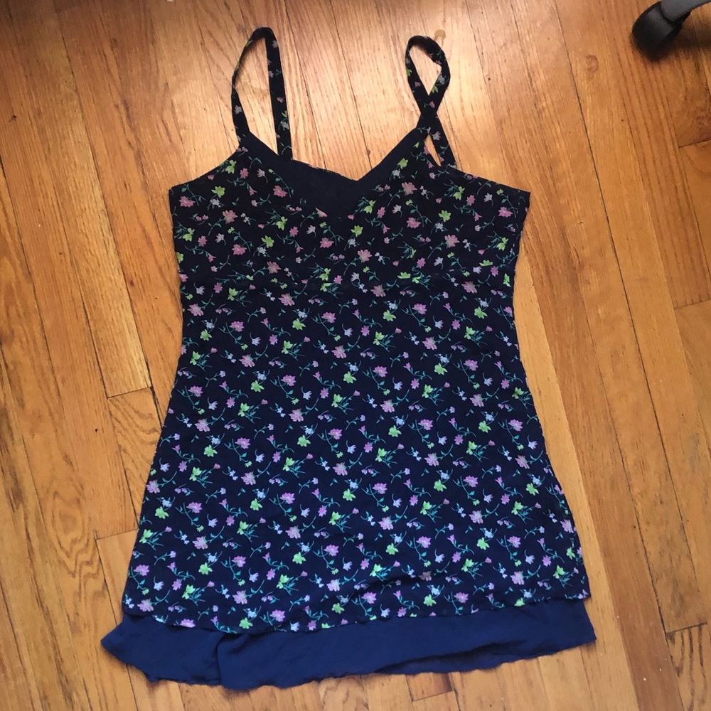 Lucca Couture Floral Strap Mini Dress NWOT